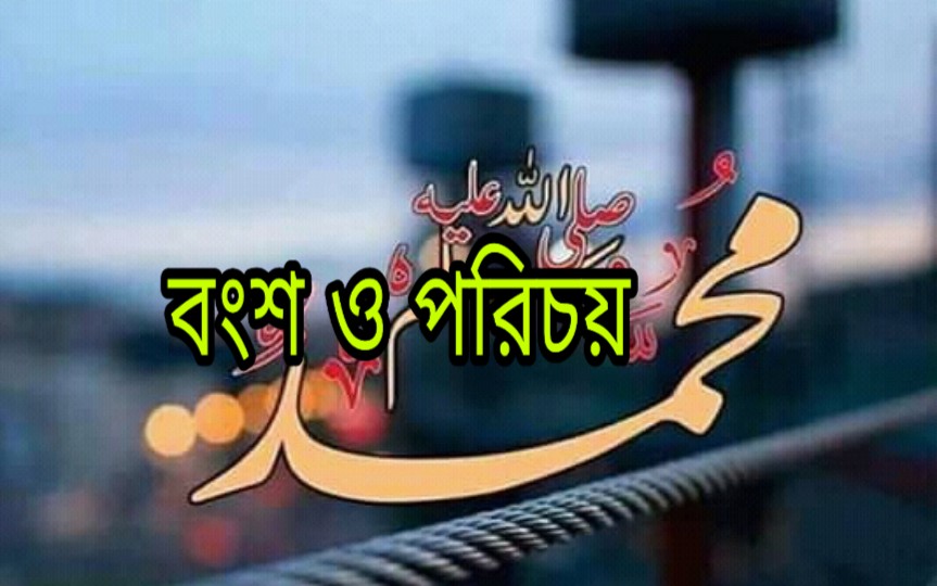 নবী কারীম সা এর বংশ ও পরিচয়