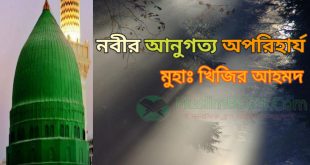 নবীর আনুগত্য অপরিহার্য